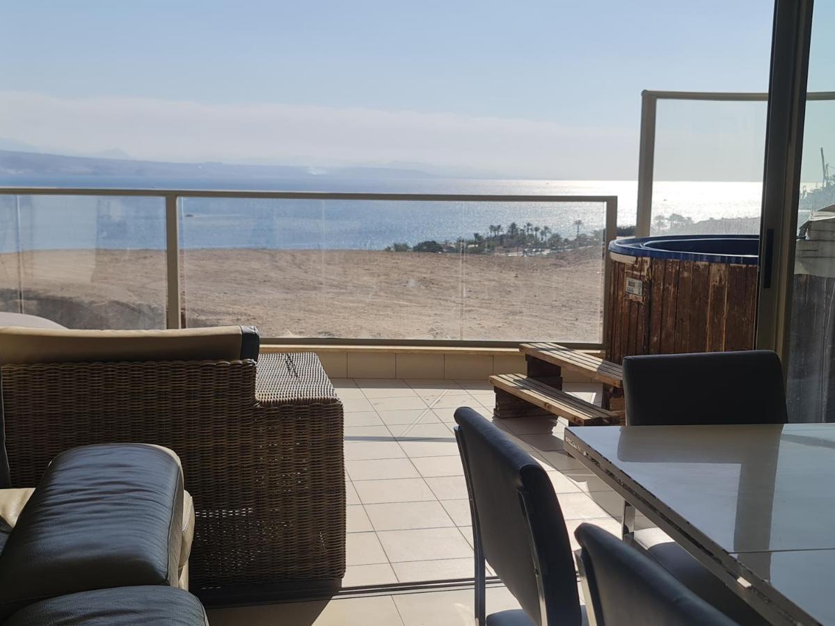 Top-Luxury Exclusive Аpt With Jacuzzi In Front Of The Sea เอลัต ภายนอก รูปภาพ